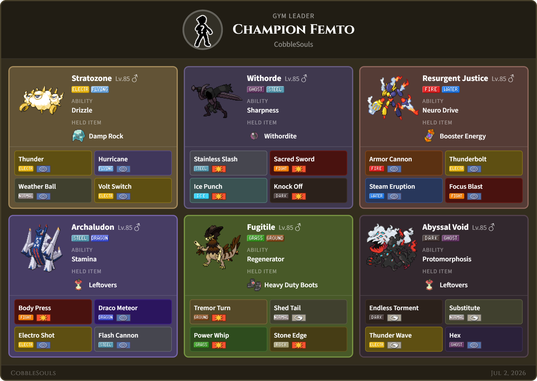 Champion Femto team