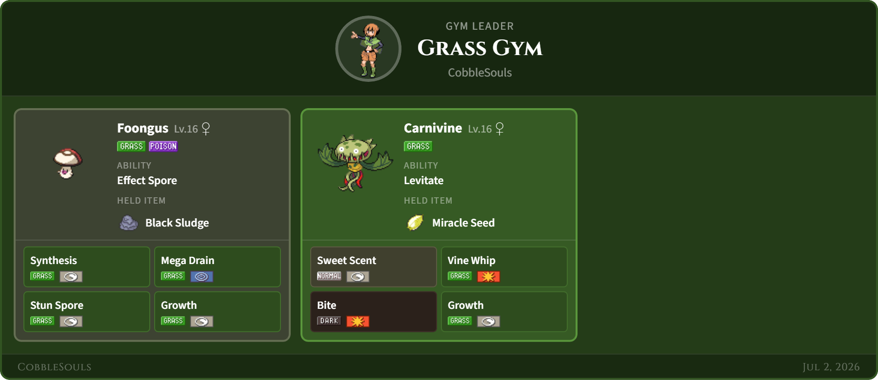 Grass Gym team