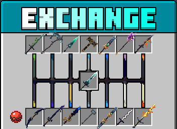 Soul Weapon exchange menu showing all fourteen weapons